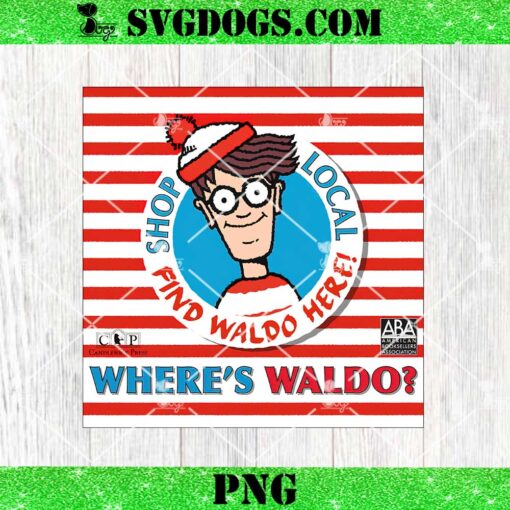 Where’s Waldo PNG, Find Waldo Local in Kenosha PNG, Book Character Red And White PNG