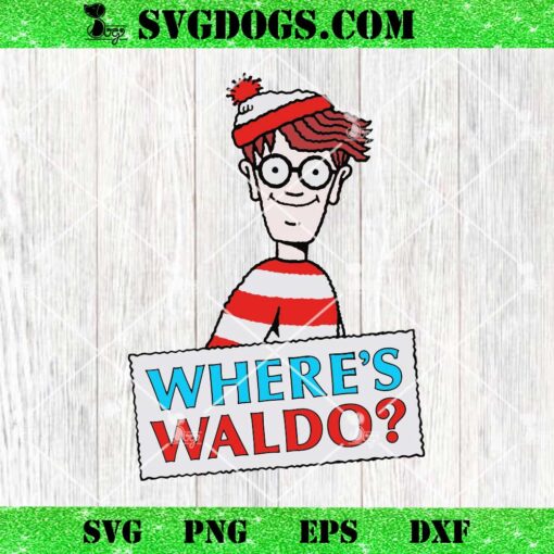 Wheres Waldo SVG, Find Waldo Local 2024  SVG, Monarch Books SVG PNG EPS DXF