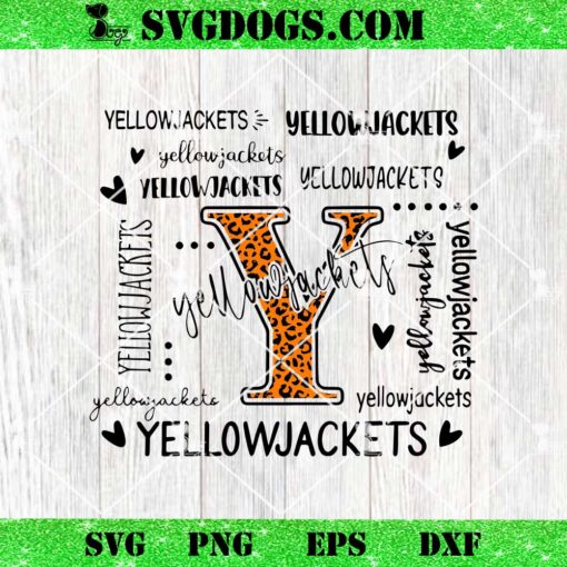 Yellow Jackets Football SVG, Yellow Jackets SVG PNG EPS DXF