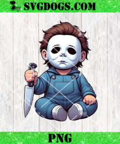 Baby Chucky Halloween PNG, Chibi Horror PNG