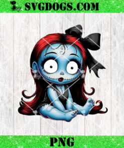 Baby Sally Halloween PNG, Sally Nightmare Before Christmas PNG, Chibi Horror PNG