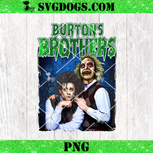 Beetlejuice Burtons Brothers PNG, It’s Show Time Horror Movie Characters PNG, The Juice is Loose 2024 PNG