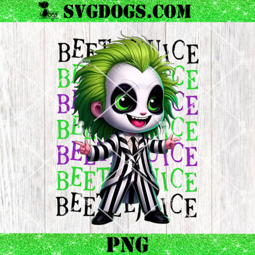 Beetlejuice Halloween PNG, Baby Beetlejuice PNG, Cute Chibi Beetlejuice PNG