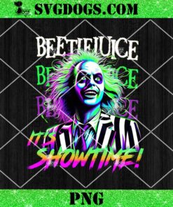 Beetlejuice Its Showtime PNG, Halloween Killer PNG, Horror Movie PNG