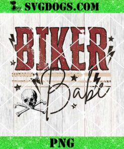 Biker Babe PNG, Skull Biker PNG