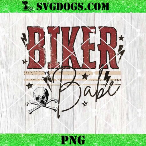 Biker Babe PNG, Skull Biker PNG