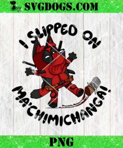 Bluey Cosplay Deadpool PNG, Bluey Deadpool Ma’chimichanga PNG