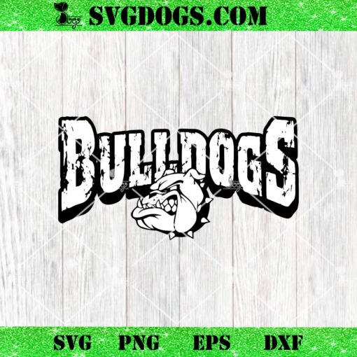 Bulldogs Mascot SVG, Back To School Team Spirit SVG