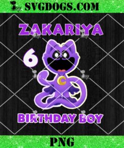 CatNap Zakariya Birthday Boy PNG, CatNap PNG