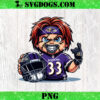 Chucky San Francisco 49ers PNG, 49ers NFL Halloween PNG