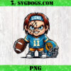 Chucky Miami Dolphins PNG, Dolphin NFL Halloween PNG