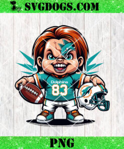 Chucky Miami Dolphins PNG, Dolphin NFL Halloween PNG