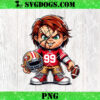 Chucky Baltimore Ravens PNG, Ravens NFL Halloween PNG