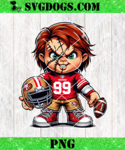 Chucky San Francisco 49ers PNG, 49ers NFL Halloween PNG