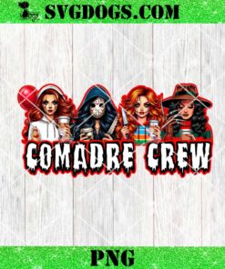 Comadre Crew Horror Halloween PNG, Halloween Horror Girls PNG