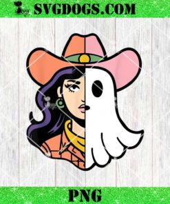 Cool Ghoul Cowgirl PNG, Cowboy Ghost PNG