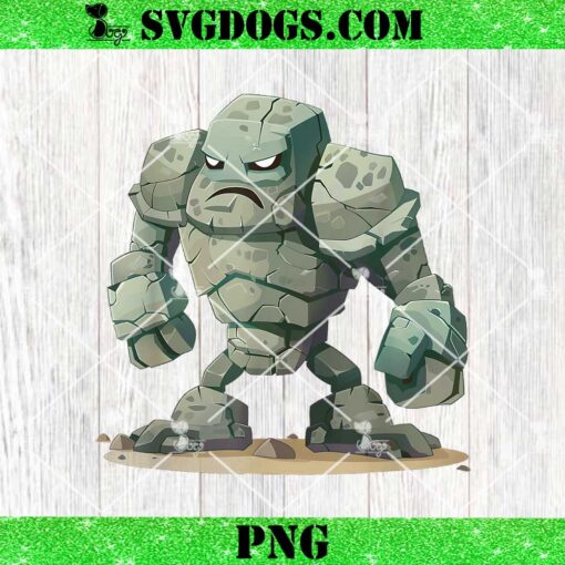 Cool Golem Costume PNG, Badass Golem PNG