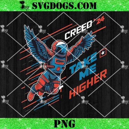 Creed 24 Take Me Higher Astronaut PNG, Creed American Rock Band PNG