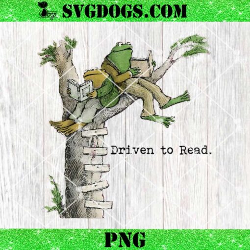 Driven To Read Frog And Toad Library Reading PNG, Frog And Toad Read Book PNG