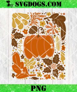 Fall Pumpkin Collage PNG, Halloween PNG