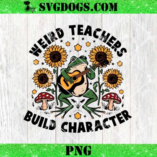 Frog Weird Teachers Build Character PNG, Frog School PNG