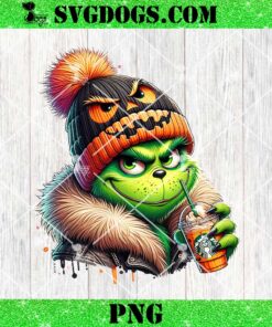 Funny Grinch İce Starbucks PNG, Funny Grinch Coffee PNG