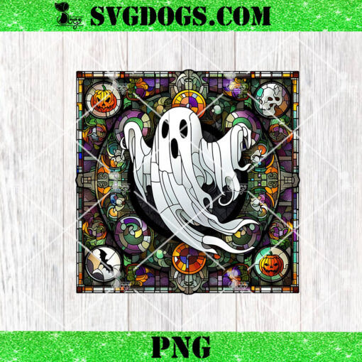 Ghost Halloween Mandala PNG, Halloween Stained Glass Jigsaw Puzzle PNG