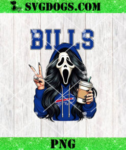 Ghostface Buffalo Bills PNG, Scream Horror Coffee PNG