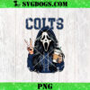 Ghostface Baltimore Ravens PNG, Horror Coffee Ravens NFL PNG