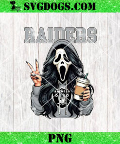 Ghostface Las Vegas Raiders PNG, Scream Horror Coffee PNG