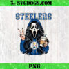 Ghostface Baltimore Ravens PNG, Horror Coffee Ravens NFL PNG