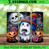 Halloween Ghost San Francisco 49ers 20oz Tumbler Wrap PNG, Pumpkin 49ers NFL Tumbler Wrap PNG