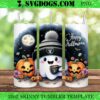 Halloween Ghost Detroit Lions 20oz Tumbler Wrap PNG, Pumpkin Detroit Lions NFL Tumbler Wrap PNG