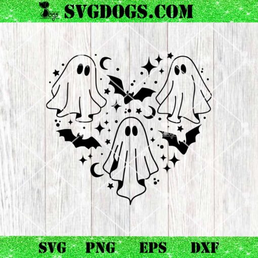 Halloween Ghost SVG, Spooky Season SVG PNG DXF EPS