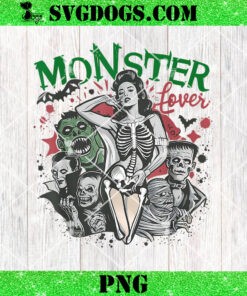 Halloween Monster Lover PNG, Monster Halloween PNG