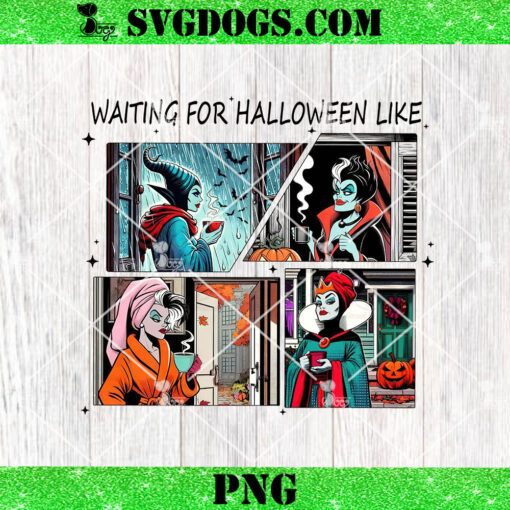 Halloween Villain PNG, Waiting For Halloween Like Horror Movie Characters PNG, Villain Character Daily Life PNG