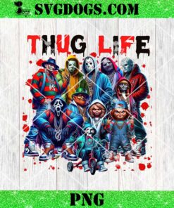 Horror Friends Thug Life PNG, Movie Killers PNG, Scary Halloween Movie PNG