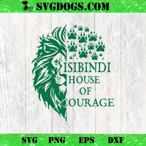 Isibindi House Of Courage RCA School Social SVG, Isibindi Green SVG PNG DXF EPS