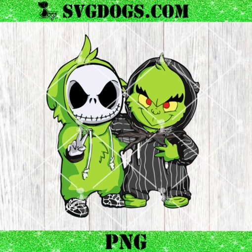 Jack Skellington And Grinch PNG, Grinch Christmas PNG