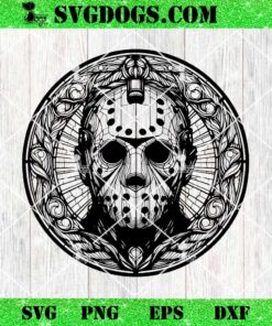 Jason Voorhees Mandala SVG, Zentage Halloween Killers SVG PNG EPS DXF