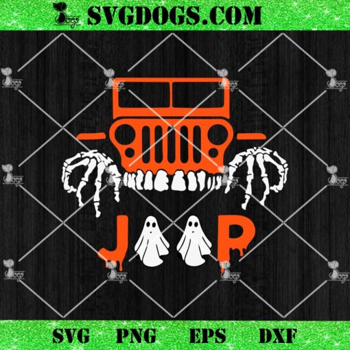 Jeep Halloween SVG Bundle, Ghost Jeep SVG