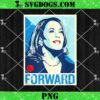 Kamala Harris Blue Flamingo Walking Madam President 2024 PNG