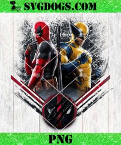 Marvel Studios Deadpool And Wolverine with Claw PNG, Slashed Logo PNG