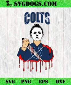 Michael Myers Indianapolis Colts SVG, Colts Halloween SVG PNG DXF EPS