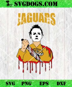 Michael Myers Jacksonville Jaguars SVG, Jaguars Halloween SVG PNG DXF EPS