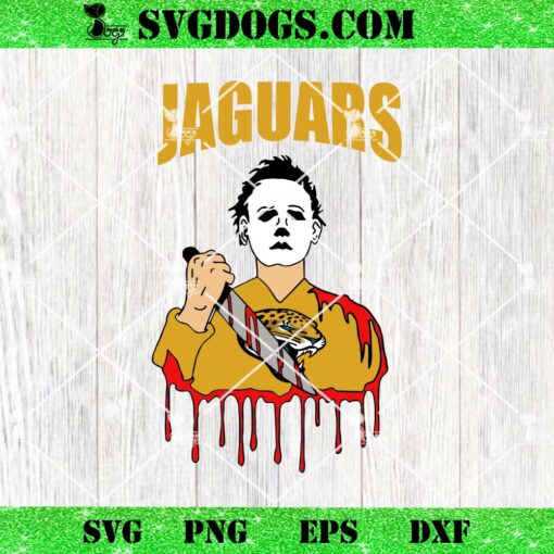 Michael Myers Jacksonville Jaguars SVG, Jaguars Halloween SVG PNG DXF EPS