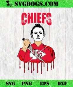 Michael Myers Kansas City Chiefs SVG, Chiefs Halloween SVG PNG DXF EPS