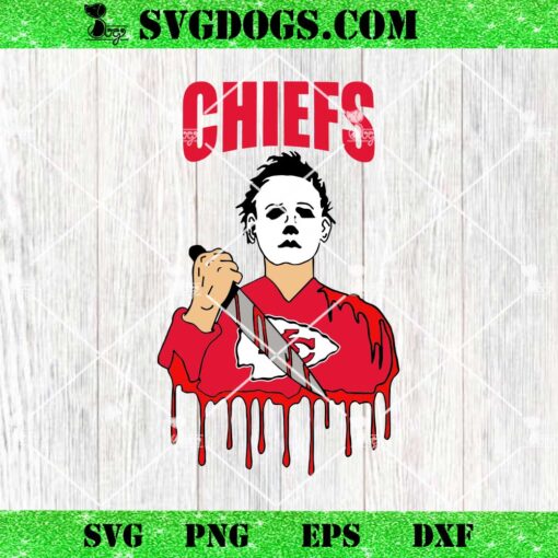 Michael Myers Kansas City Chiefs SVG, Chiefs Halloween SVG PNG DXF EPS