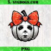 Pennywise Pumpkin Bow PNG, Horror Killer Pennywise Halloween PNG, Scary Characters Halloween PNG