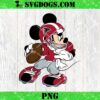 Mickey Mouse Arizona Cardinals Football PNG, NFL Football PNG